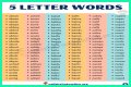 List of 5 Letter Words Ending With 'sly'
